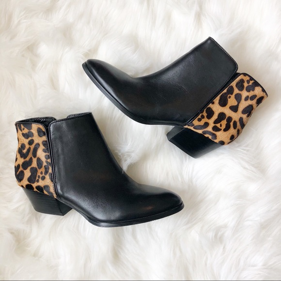 franco sarto cheetah booties